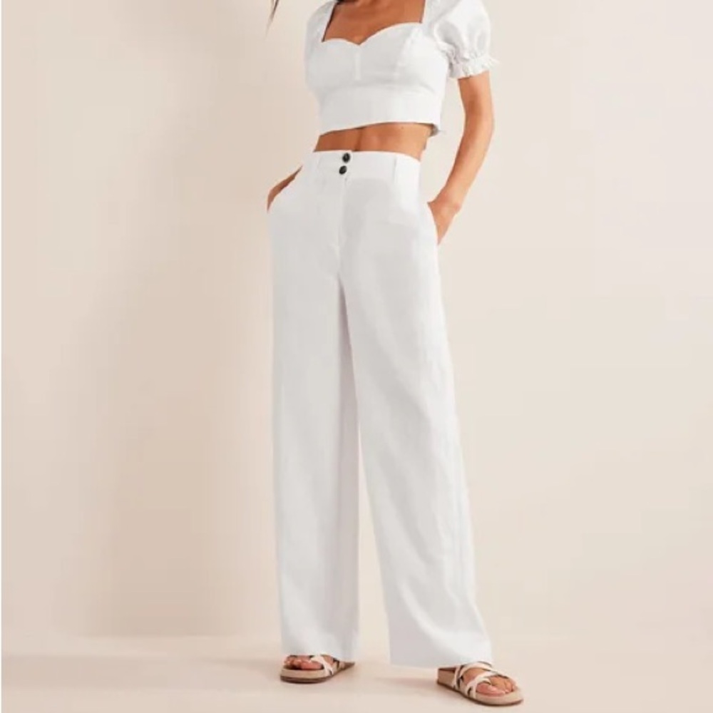 Boden Westbourne Linen Trousers